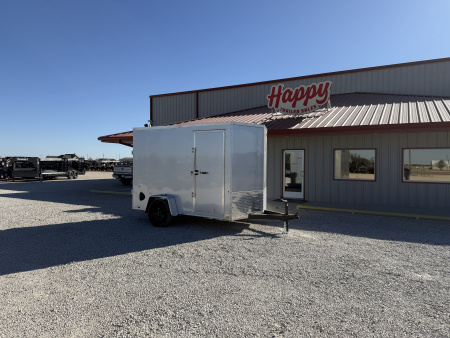 New 2026 Compass 6'x10' Enclosed Cargo Trailer - Indigo DLX