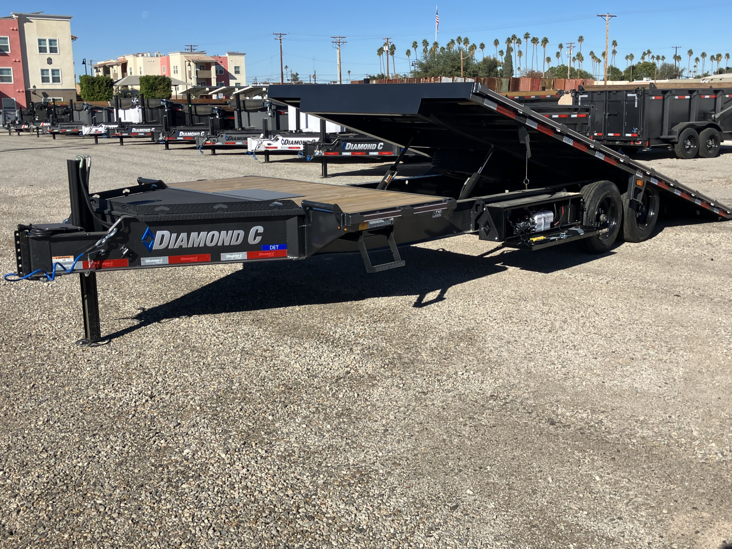 New 2026 Diamond C Trailers DET 207 24 X 102 Tilt Trailer