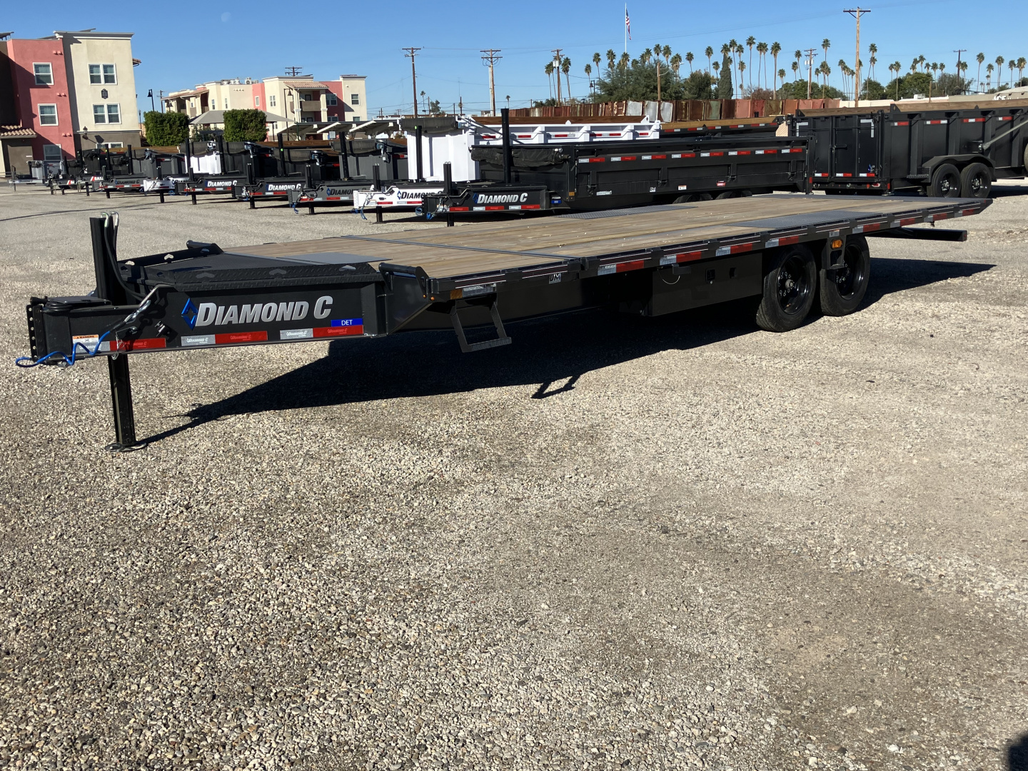 New 2026 Diamond C Trailers DET 207 24 X 102 Deckover Trailer