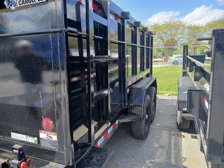 New 2026 Panther Cargo 7X14TA 16k TELE DUMP 4FT SIDES Dump Trailer