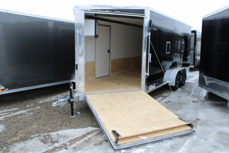 New 2026 Impact Trailers 7X23 + 12  R Snowmobile Trailer