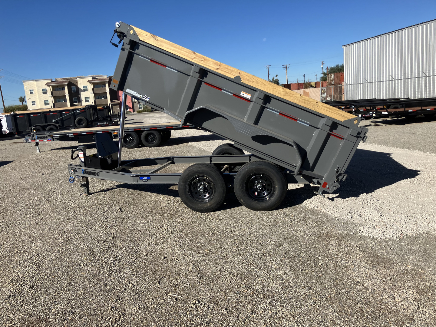 New 2026 Diamond C Trailers MDT 12X77X32 Dump Trailer