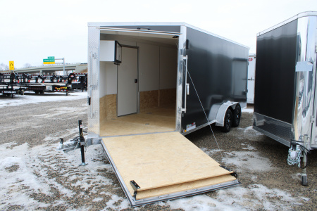 New 2026 Impact Trailers 7X23 + 12  R Snowmobile Trailer