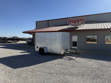 New 2026 Compass 5'x10' Enclosed Cargo Trailer - Indigo DLX