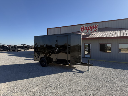 New 2026 Compass 6'x12' Enclosed Cargo Trailer - Indigo DLX