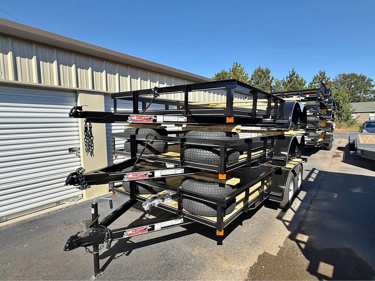 New 2026 Oak Ridge 76x14TA Utility Trailer