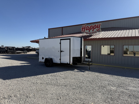 New 2026 Compass 6'x12' Enclosed Cargo Trailer - Indigo DLX