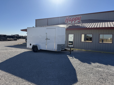 New 2026 Compass 6'x12' Enclosed Cargo Trailer - Indigo DLX