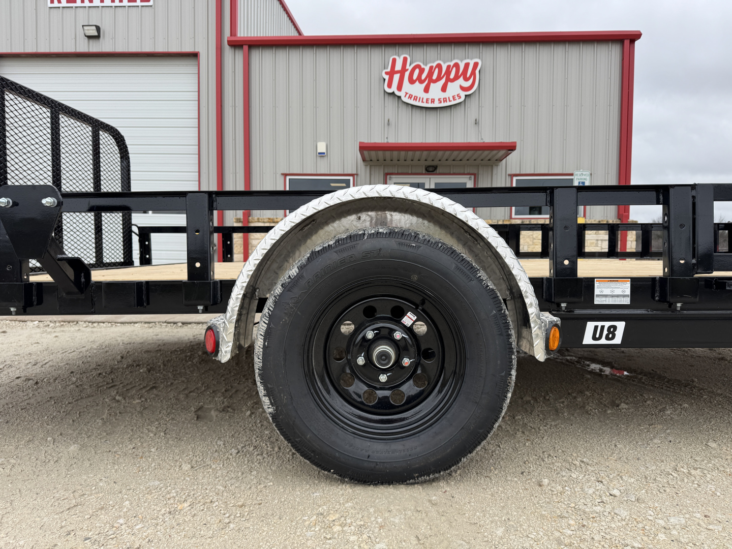 New 2026 PJ 83"x14' Single Axle Utility Trailer - U8