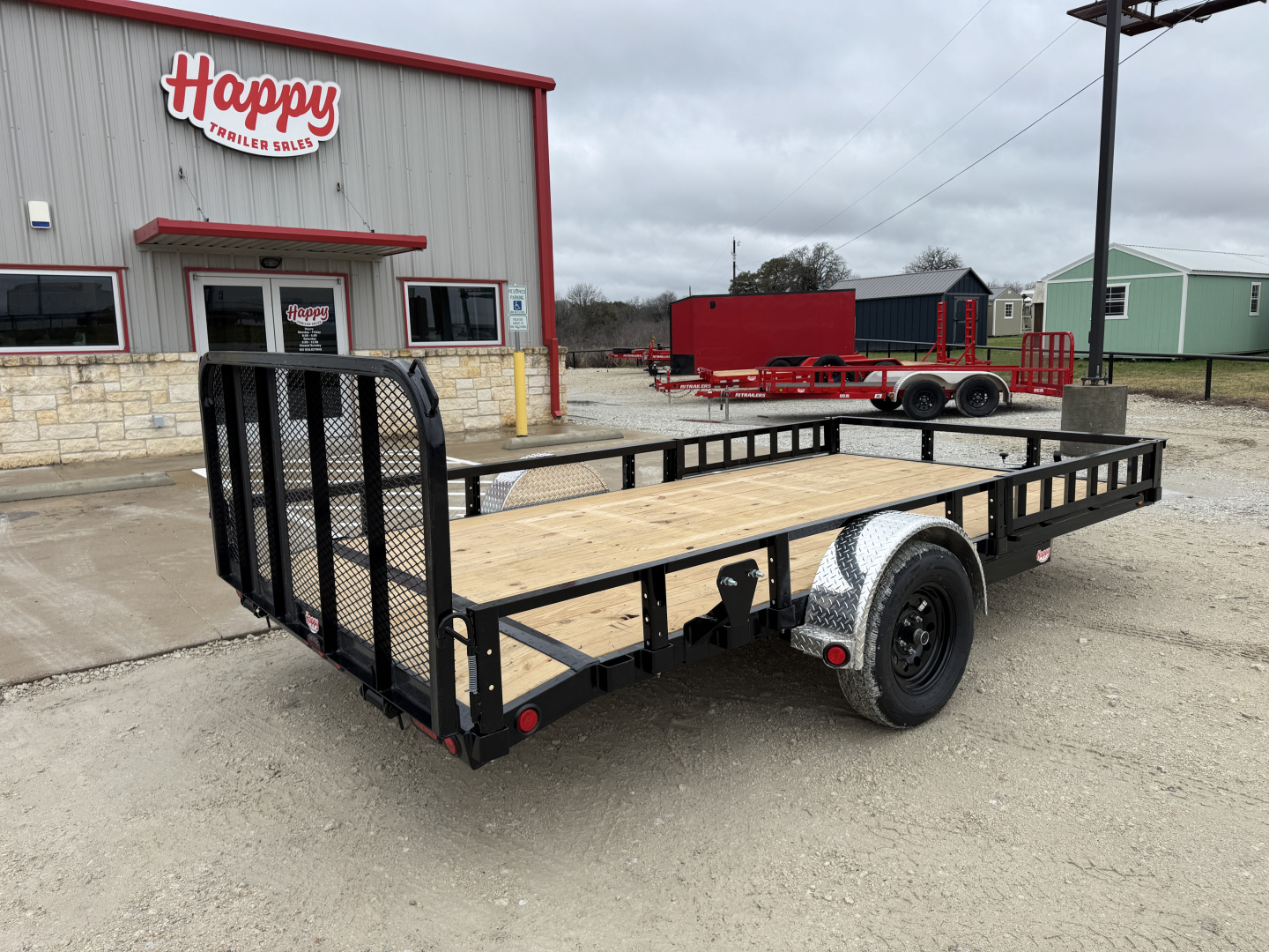New 2026 PJ 83"x14' Single Axle Utility Trailer - U8
