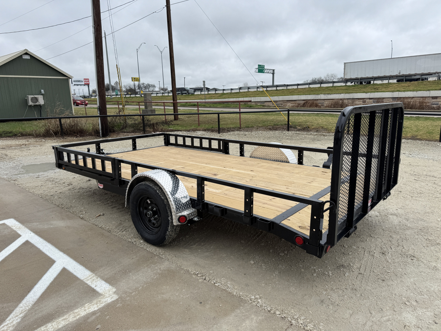 New 2026 PJ 83"x14' Single Axle Utility Trailer - U8