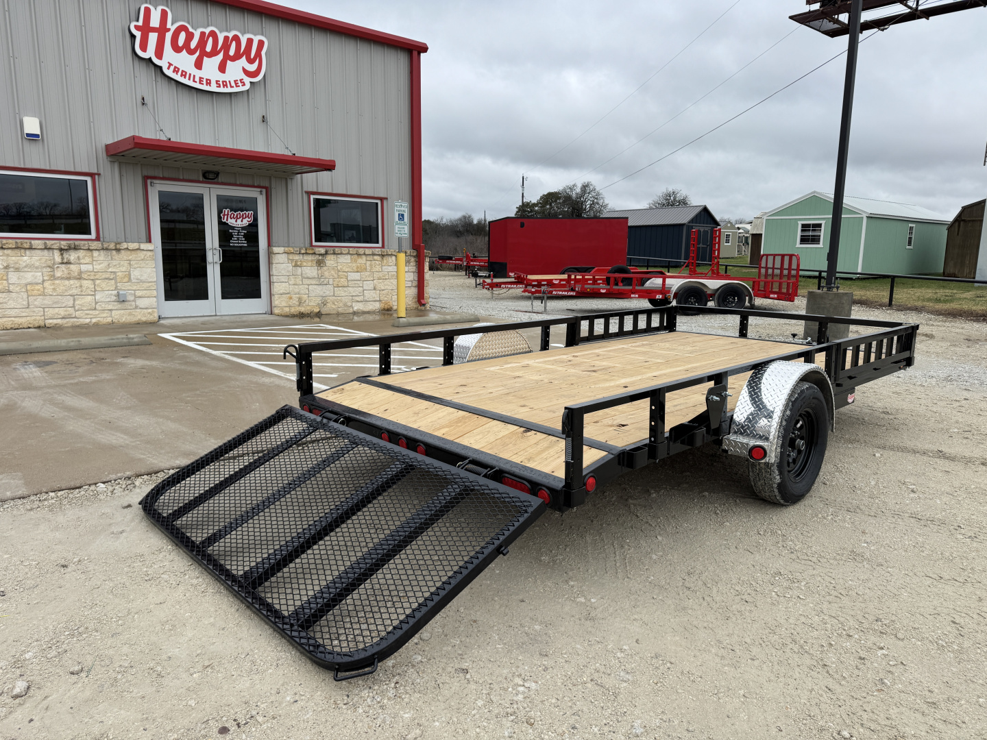 New 2026 PJ 83"x14' Single Axle Utility Trailer - U8