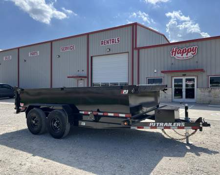 New 2026 PJ 83 x14' BP Tandem Axle Dump w/ 24  Sides – D7
