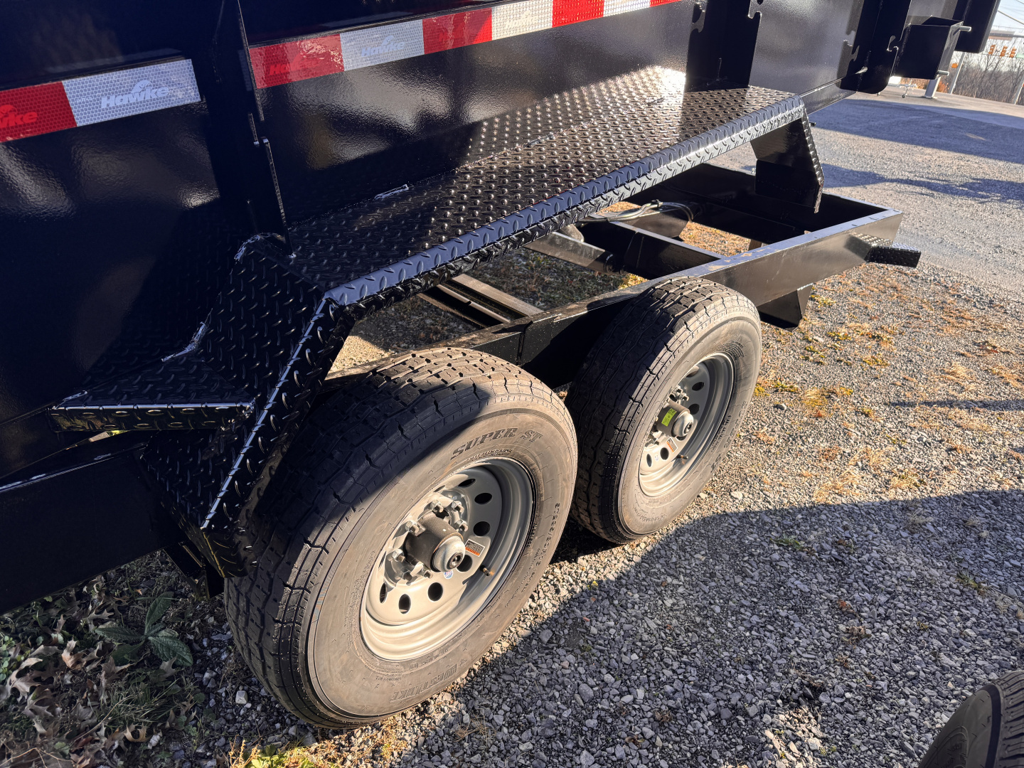 New 2026 Hawke Trailers FLPT-7K-7X14H Low Profile Dump Trailer FREE TARP KIT