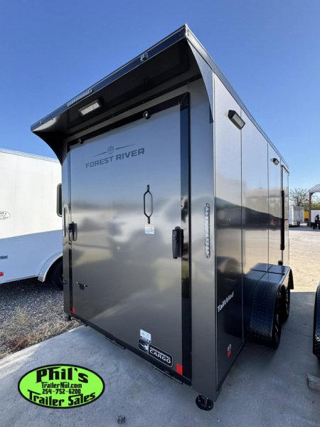 New 2026 Continental Cargo NEW 7X14 V-NOSE MOTORCYCLE TRAILER ENCLOSED TRAILER CARGO TRAILERS Motorcycle Trailer