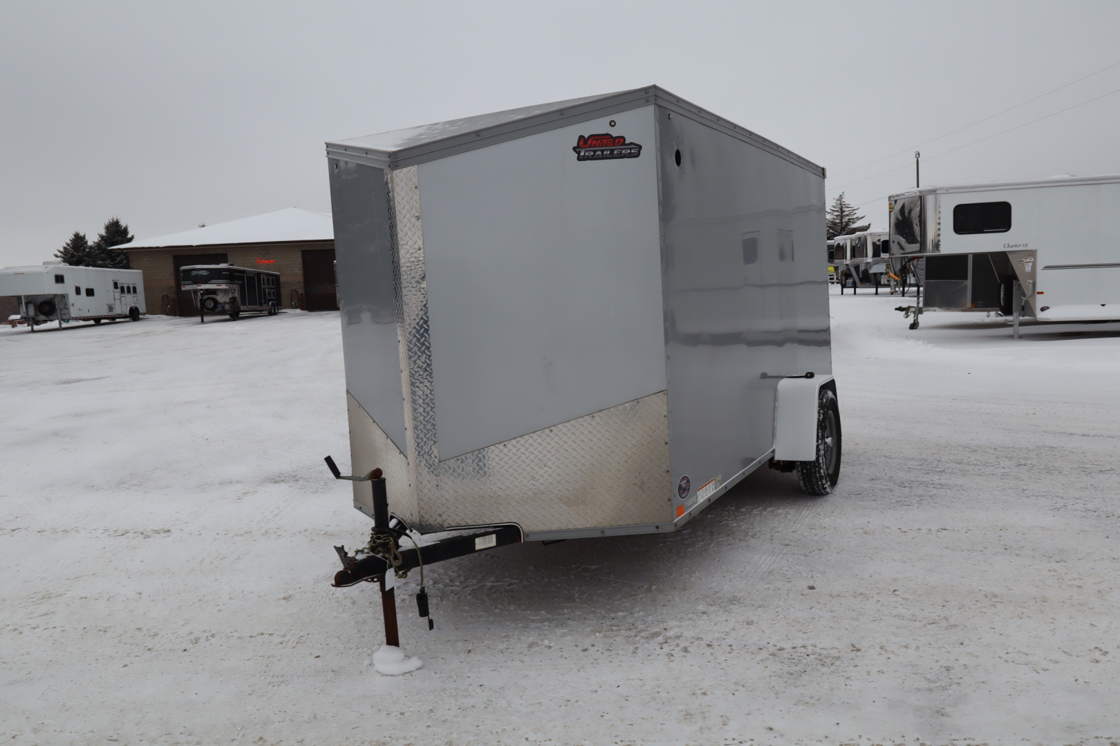 Used 2022 United Trailers 6x12' Cargo / Enclosed Trailer