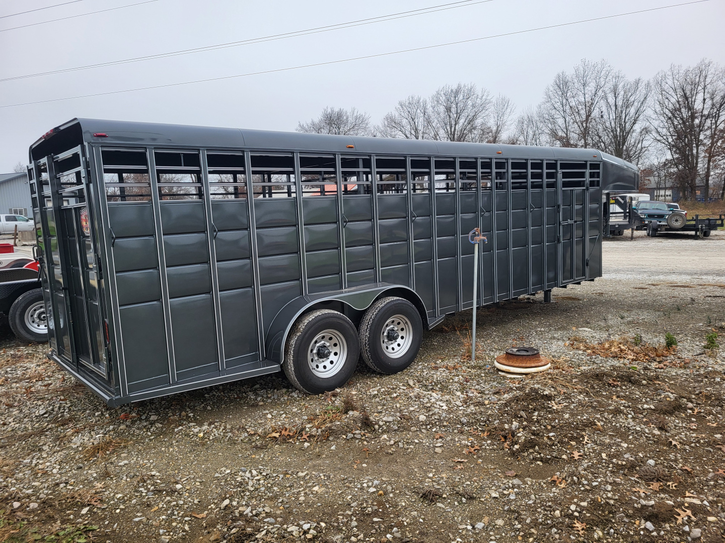 New 2026 Maxwell Gooseneck Bull Package Stock / Stock Combo Trailer