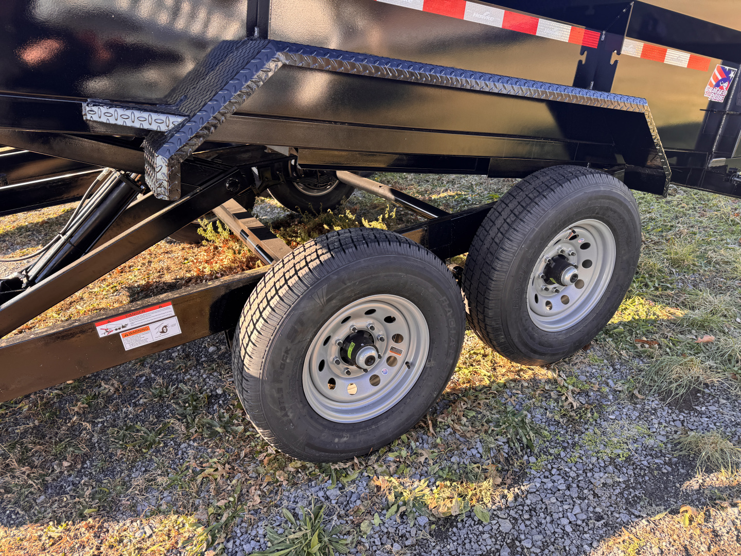 New 2026 Hawke Trailers FLPT-6K-7X12H Low Profile Dump Trailer FREE TARP KIT