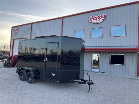 New 2026 Compass 7'x14' Enclosed Cargo Trailer - Indigo DLX