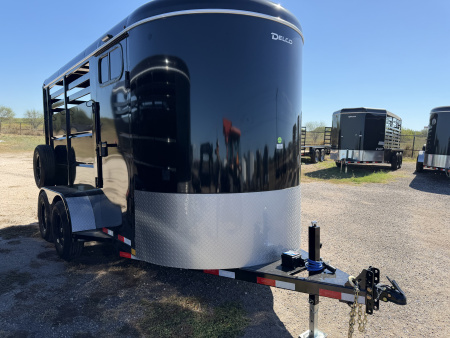New 2026 Delco Trailers 2- Horse Trailer 6x14ft