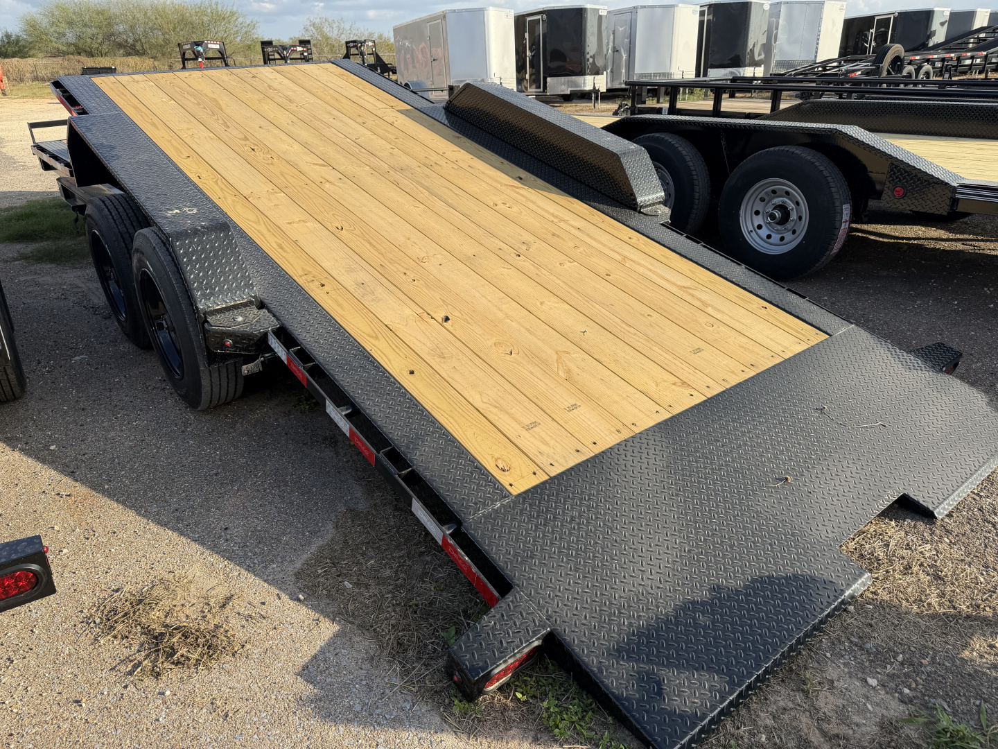 New 2026 Delco Trailers 83x22ft Tilt Equipment Trailer 16k