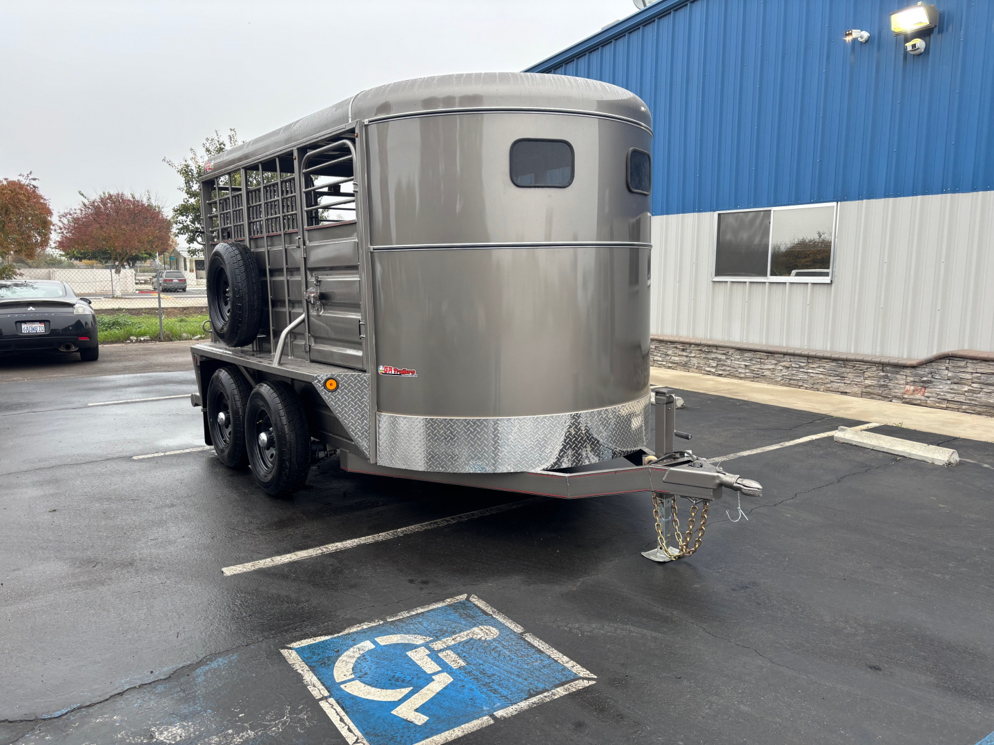 New 2025 GR 12' Custom 10k Stock Trailer Copper