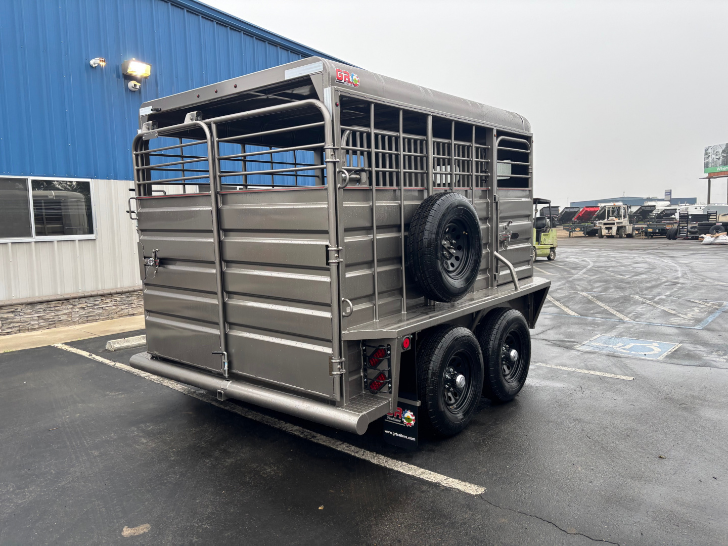 New 2025 GR 12' Custom 10k Stock Trailer Copper