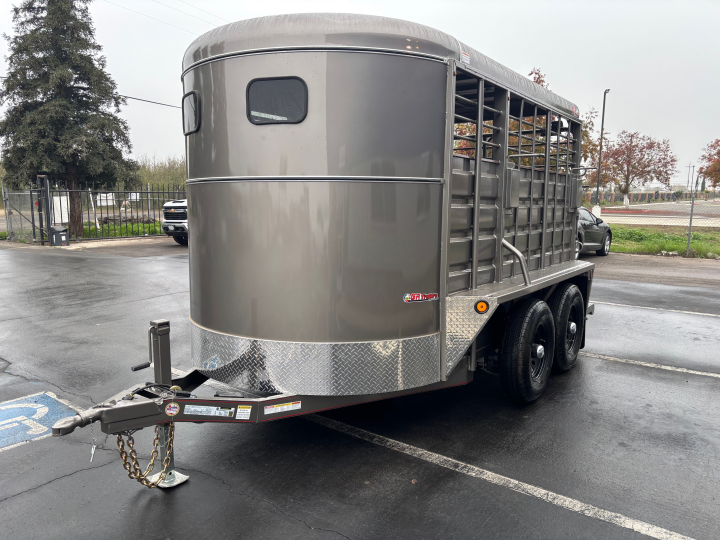 New 2025 GR 12' Custom 10k Stock Trailer Copper