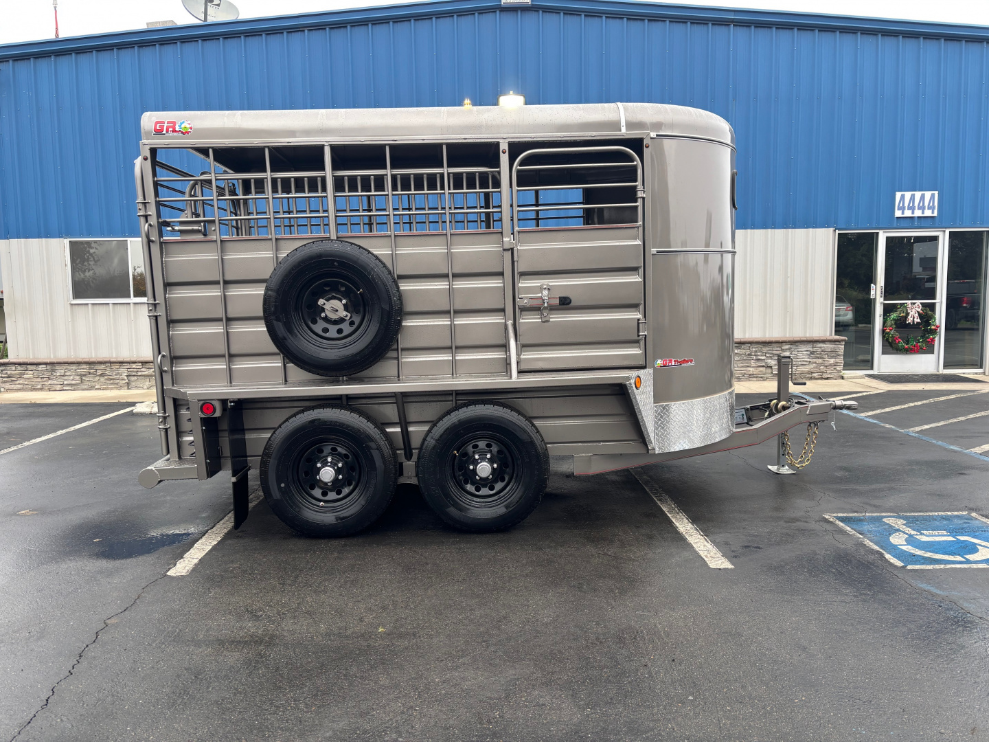 New 2025 GR 12' Custom 10k Stock Trailer Copper