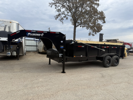 New 2026 Diamond C Trailers LPT210 16X82 GN Dump Trailer