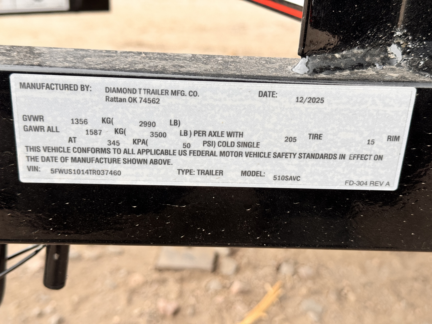 New 2026 Diamond T 5-10-2H Solid Side RampGate Utility 3K GVWR