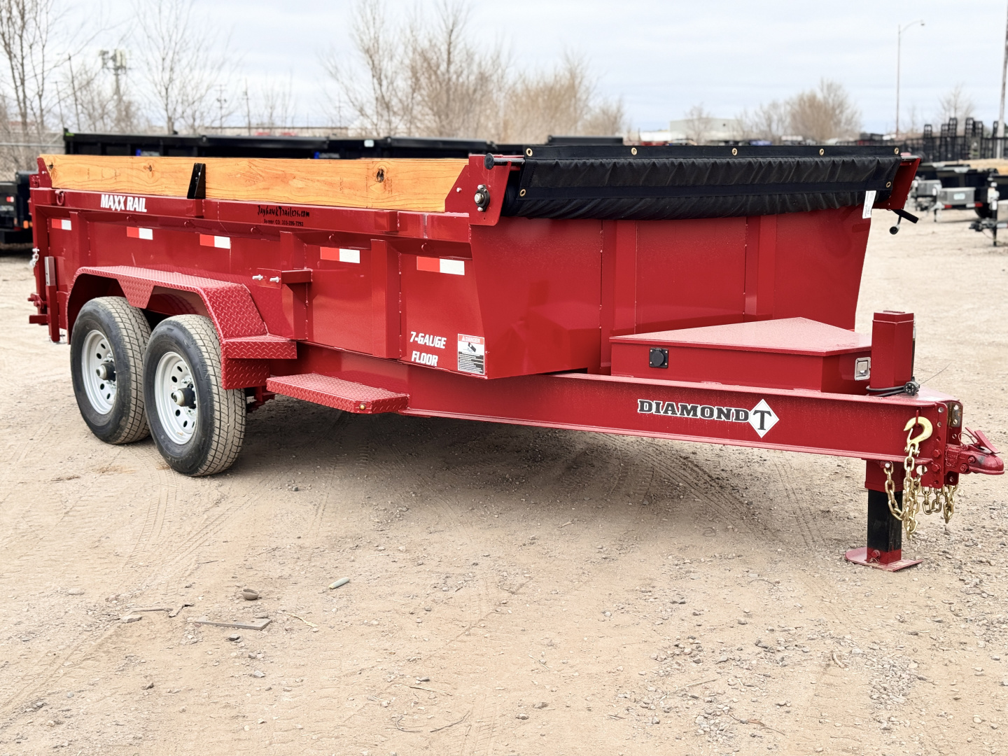 New 2026 Diamond T 7-14 Dump W/ 7 Gauge Floor/Wall 7K Axles