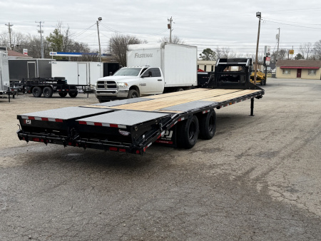 New 2026 PJ Trailers 102" x 30' Low-Pro Flatdeck With Duals (LD) 25K Flatbed Trailer