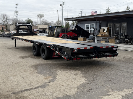 New 2026 PJ Trailers 102" x 30' Low-Pro Flatdeck With Duals (LD) 25K Flatbed Trailer