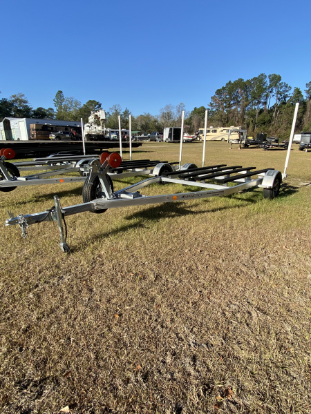 New 2023 Magic Tilt Trailers SA - 20' ALUMINUM SKIFF w SPARE Boat Trailer