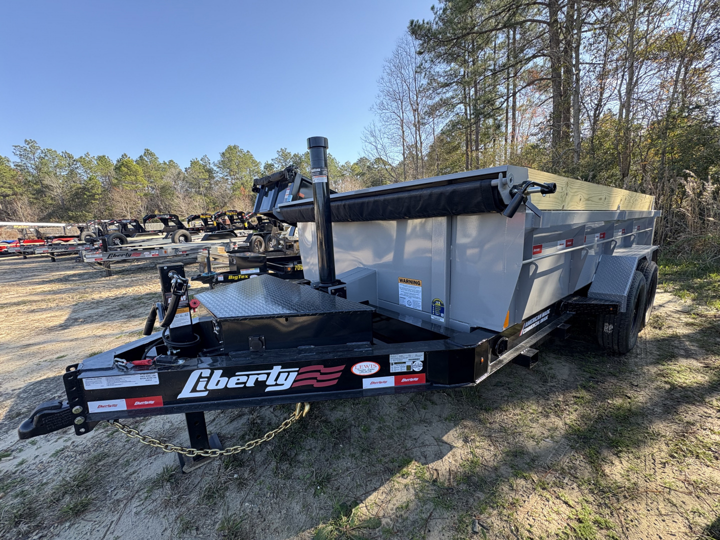 New 2026 Liberty 14K 83X14 Dump Trailer