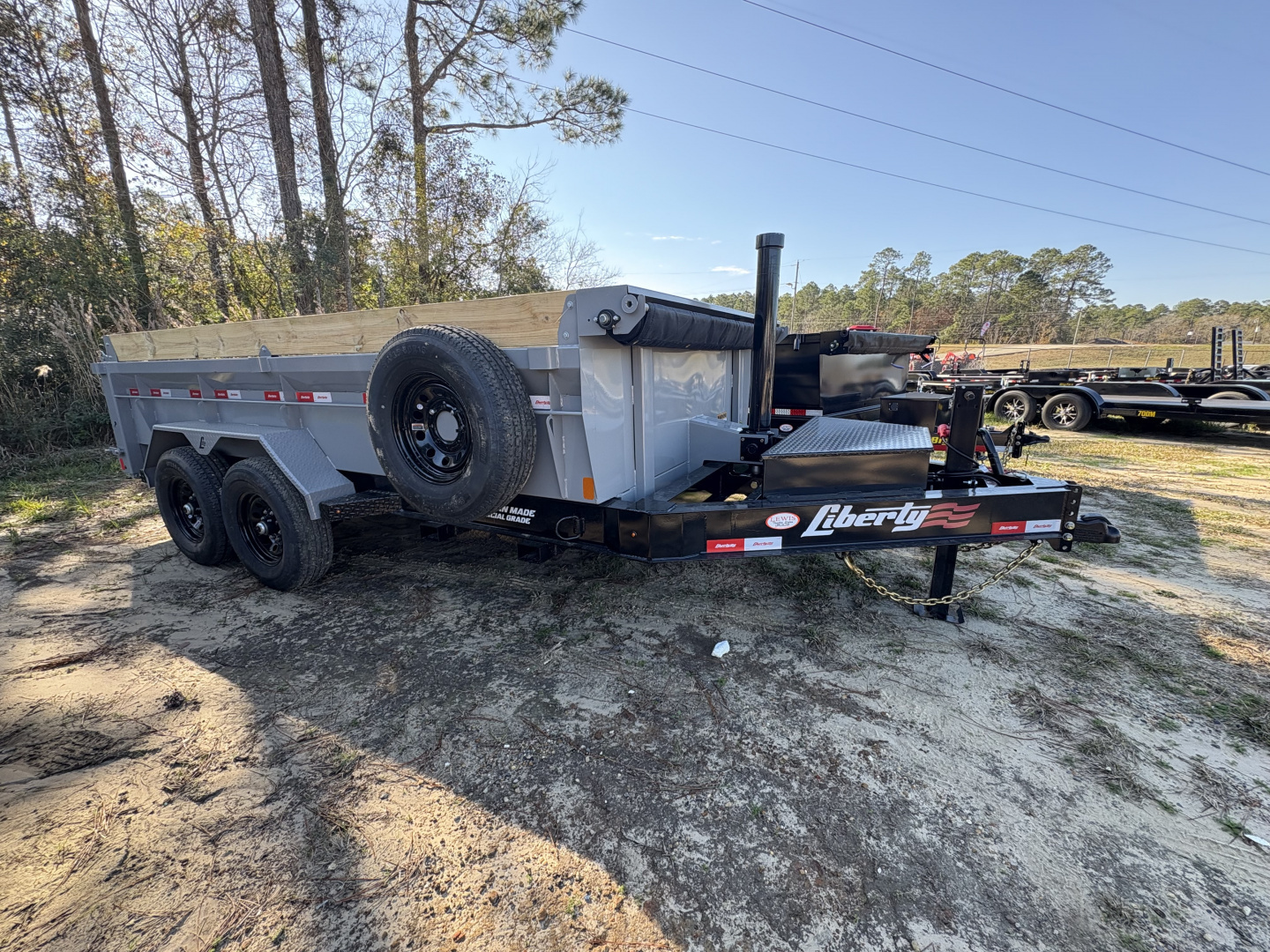 New 2026 Liberty 14K 83X14 Dump Trailer