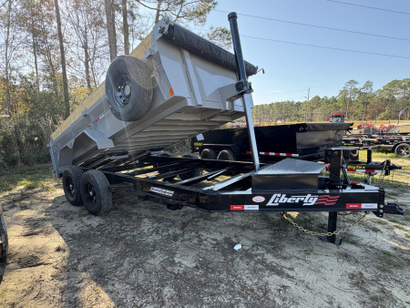 New 2026 Liberty 14K 83X14 Dump Trailer