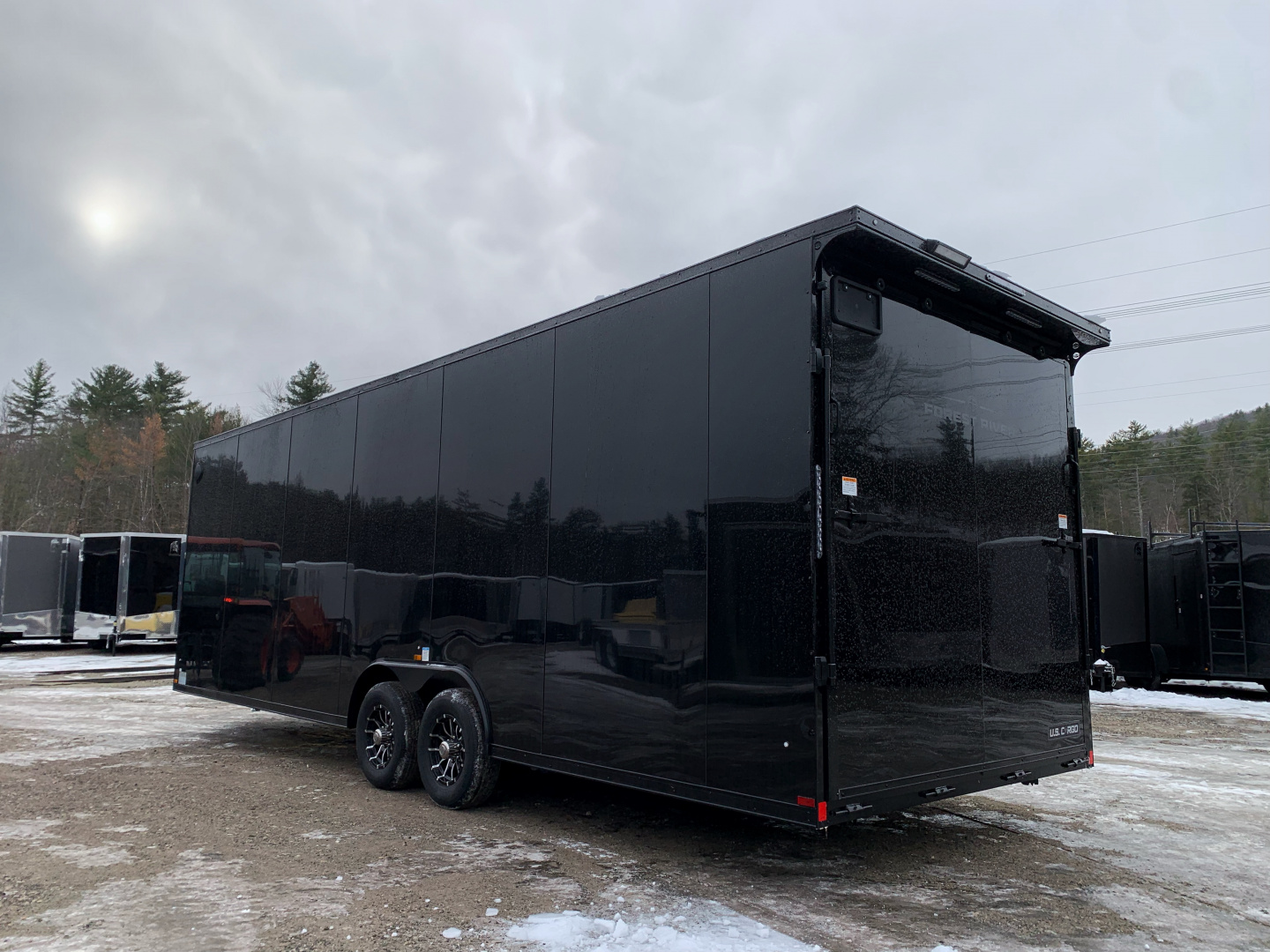 New 2026 US Cargo 8.5X26 + 3FT V nose/ 7'6" interior/ I-Beam frame/ Polycore/Blackout -9990gvw