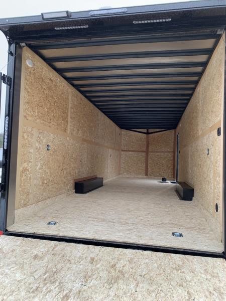 New 2026 US Cargo 8.5X26 + 3FT V nose/ 7'6" interior/ I-Beam frame/ Polycore/Blackout -9990gvw