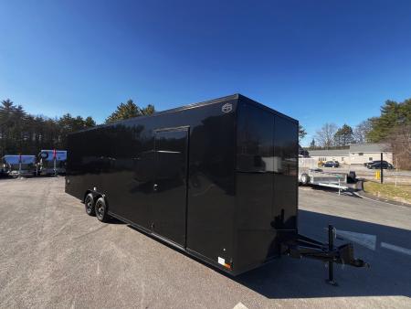 New Dent Sale* 2026 US Cargo 8.5X26 + 3FT V nose/ 7'6" interior/ I-Beam frame/ Polycore/Blackout -9990gvw