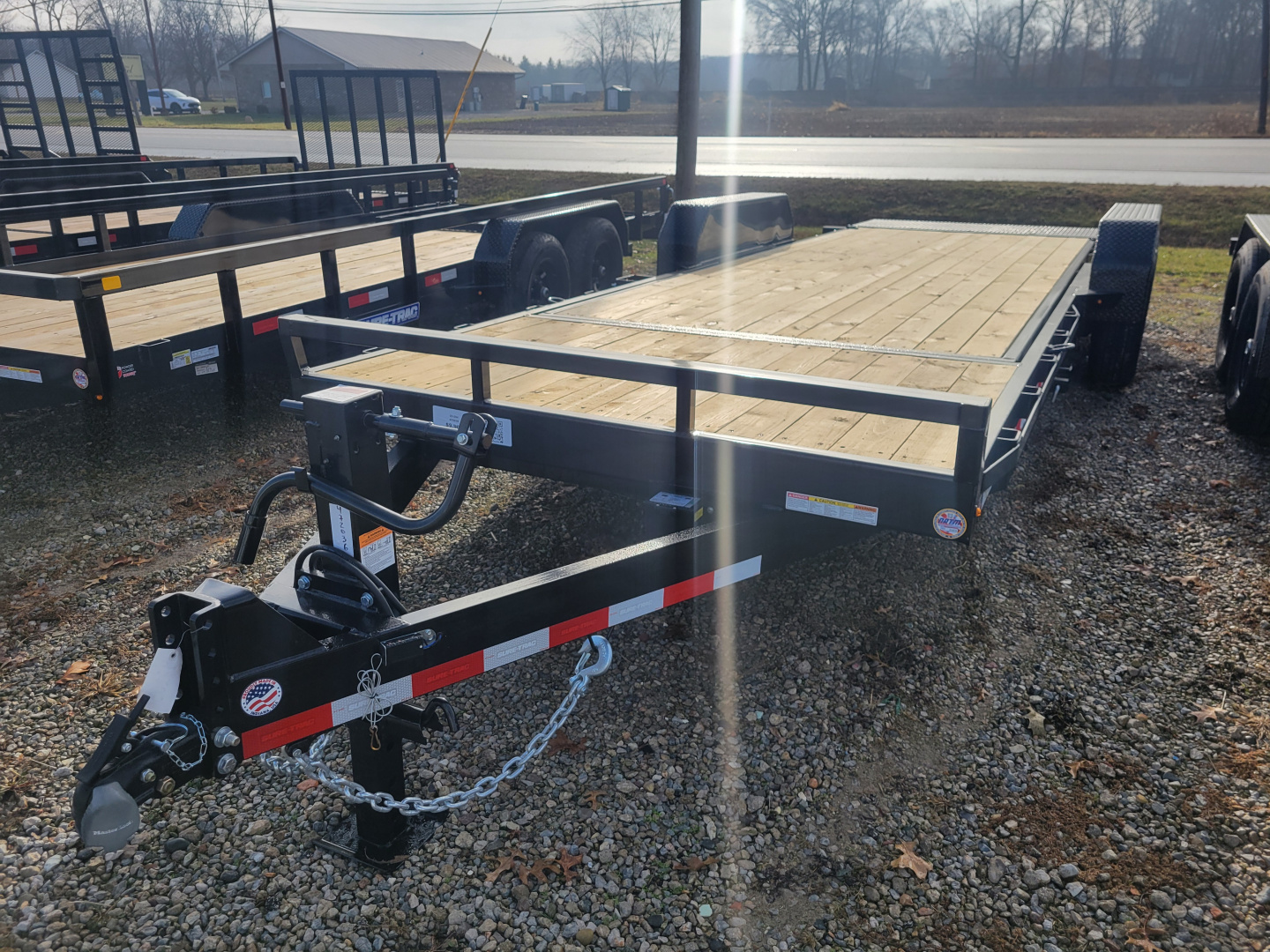 New 2026 Sure-Trac 7x18+4 Tilt Bed Equipment Trailer 14k