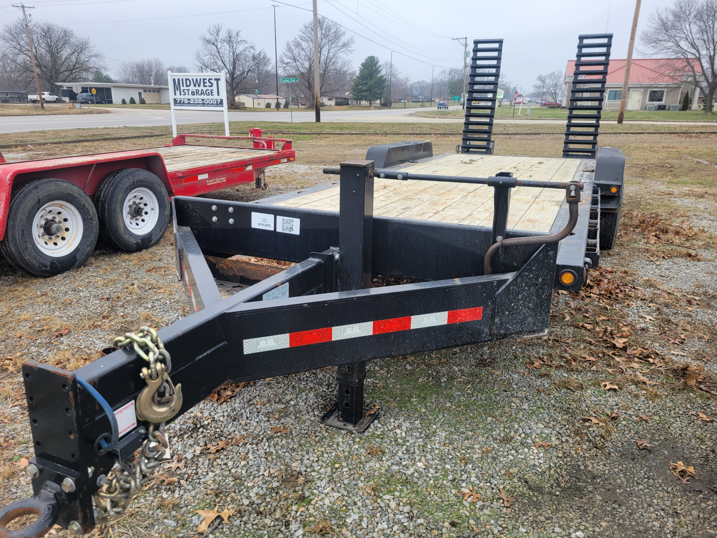 Used 2021 Behnke 7x21+3 Equipment Trailer