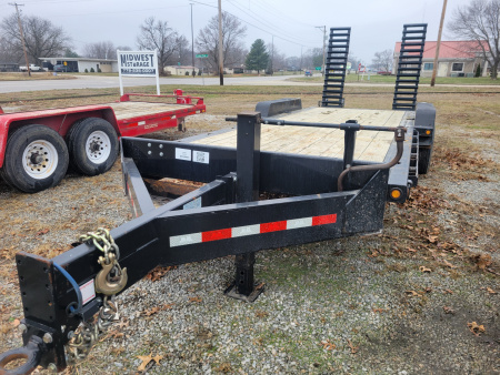 Used 2021 Behnke 7x21+3 Equipment Trailer