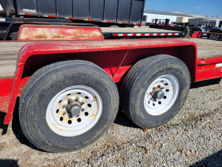 Used 2008 Interstate Trailers 7x18+2 Equipment Trailer