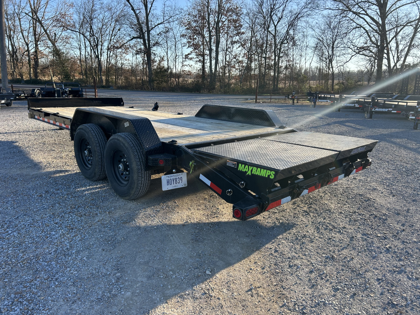 Used 2024 Load Trail 83"x20' 14k Equipment Trailer