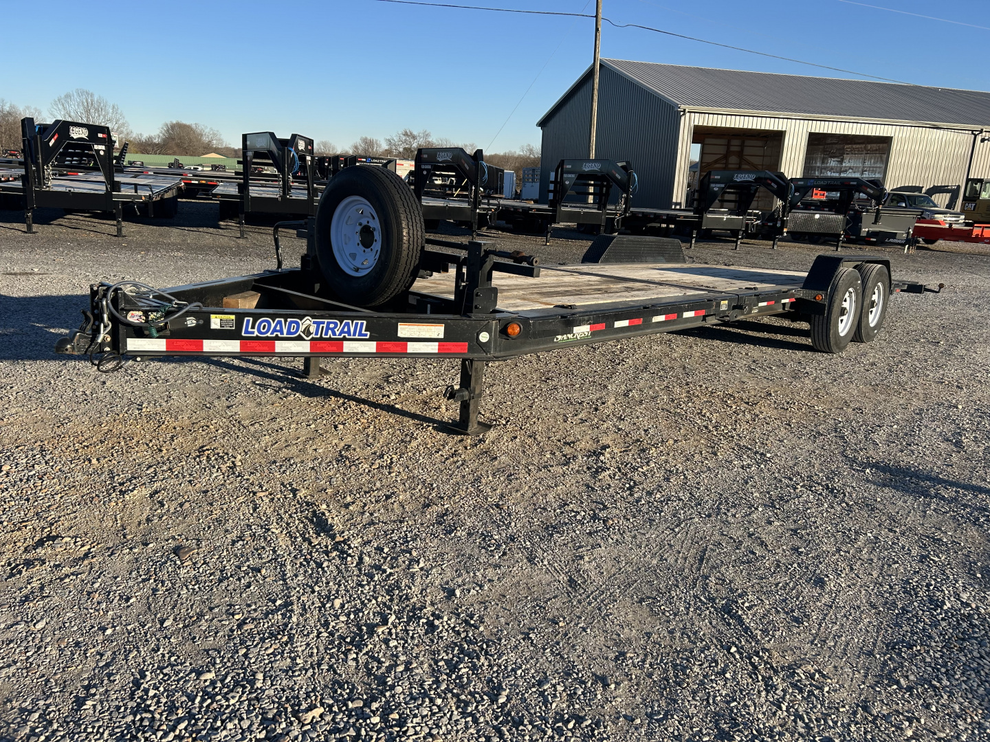 Used 2021 Load Trail 83" x 24' 14k Tilt Equipment Trailer