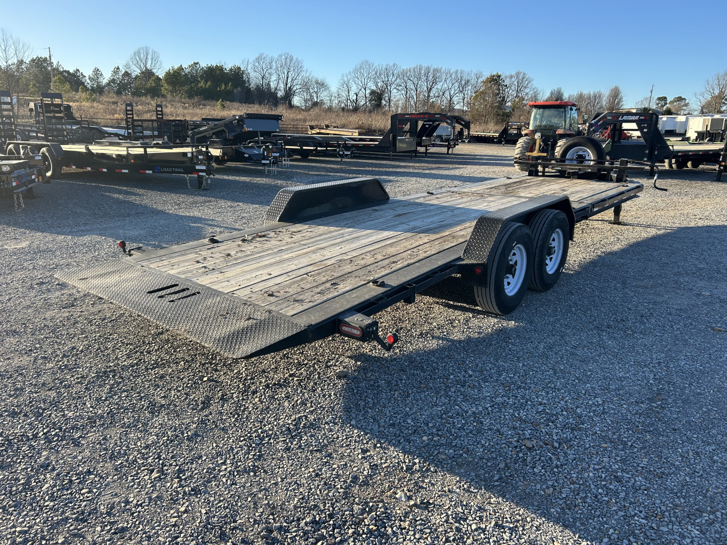 Used 2021 Load Trail 83" x 24' 14k Tilt Equipment Trailer