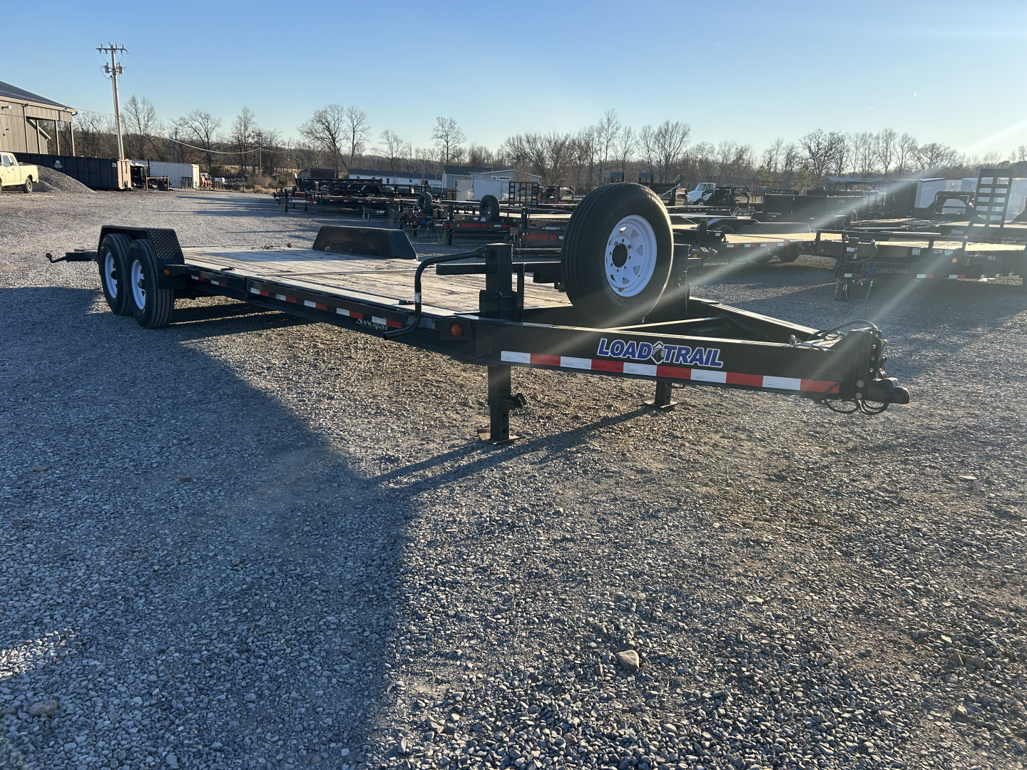 Used 2021 Load Trail 83" x 24' 14k Tilt Equipment Trailer