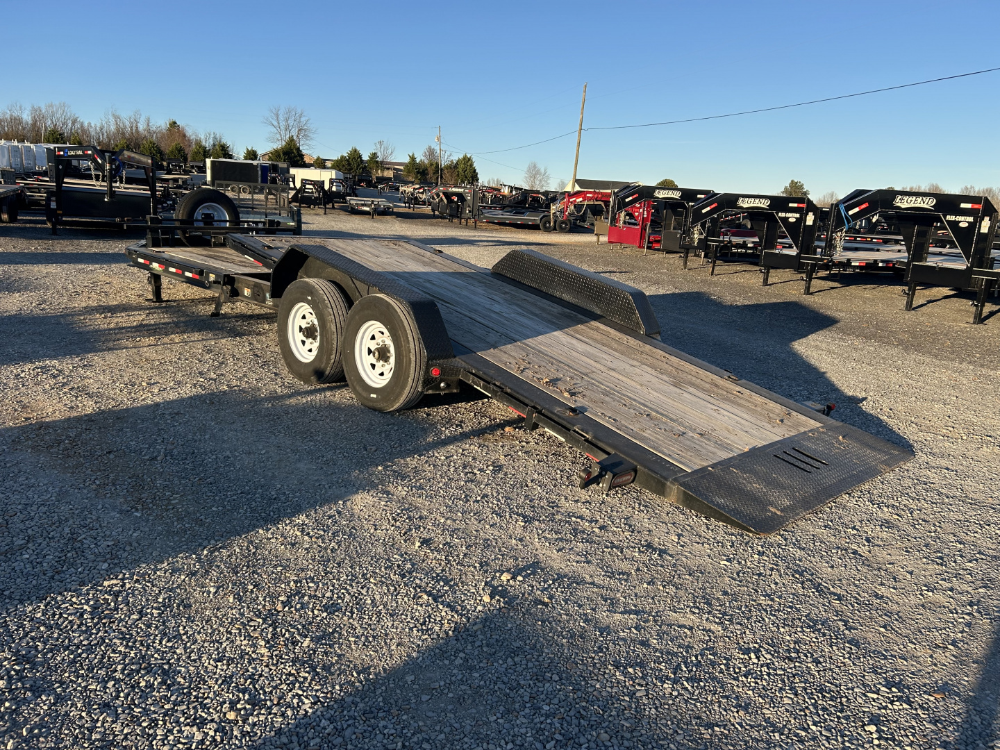 Used 2021 Load Trail 83" x 24' 14k Tilt Equipment Trailer